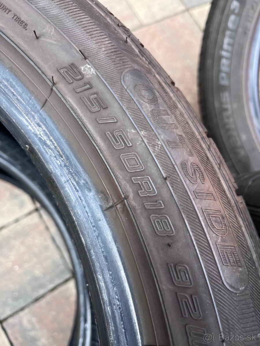 Letné pneu 215/50/18 Hankook/Falken - 8