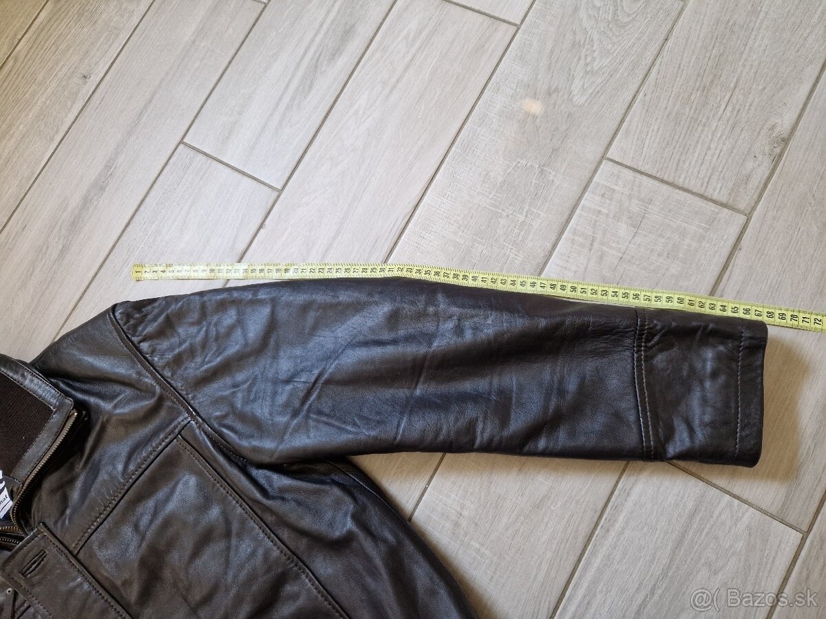 Pánská kožená bunda Max velikost M pravá kůže - 8