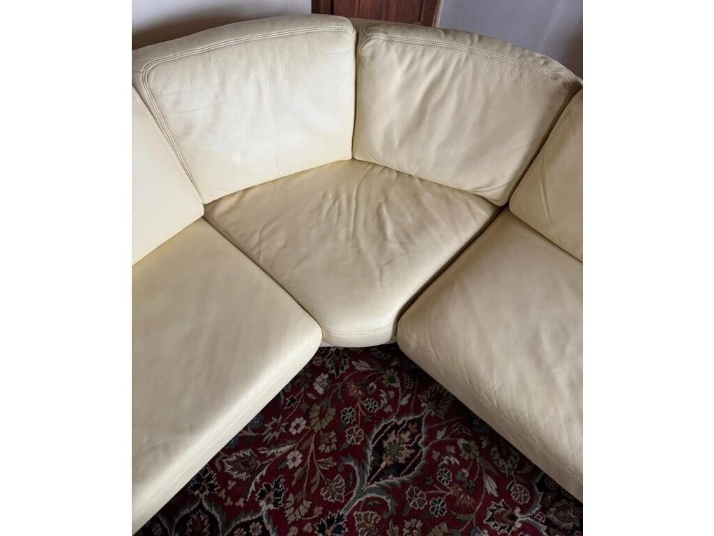 Luxusní moderní rohová kožená sedací souprava,3221 - 8