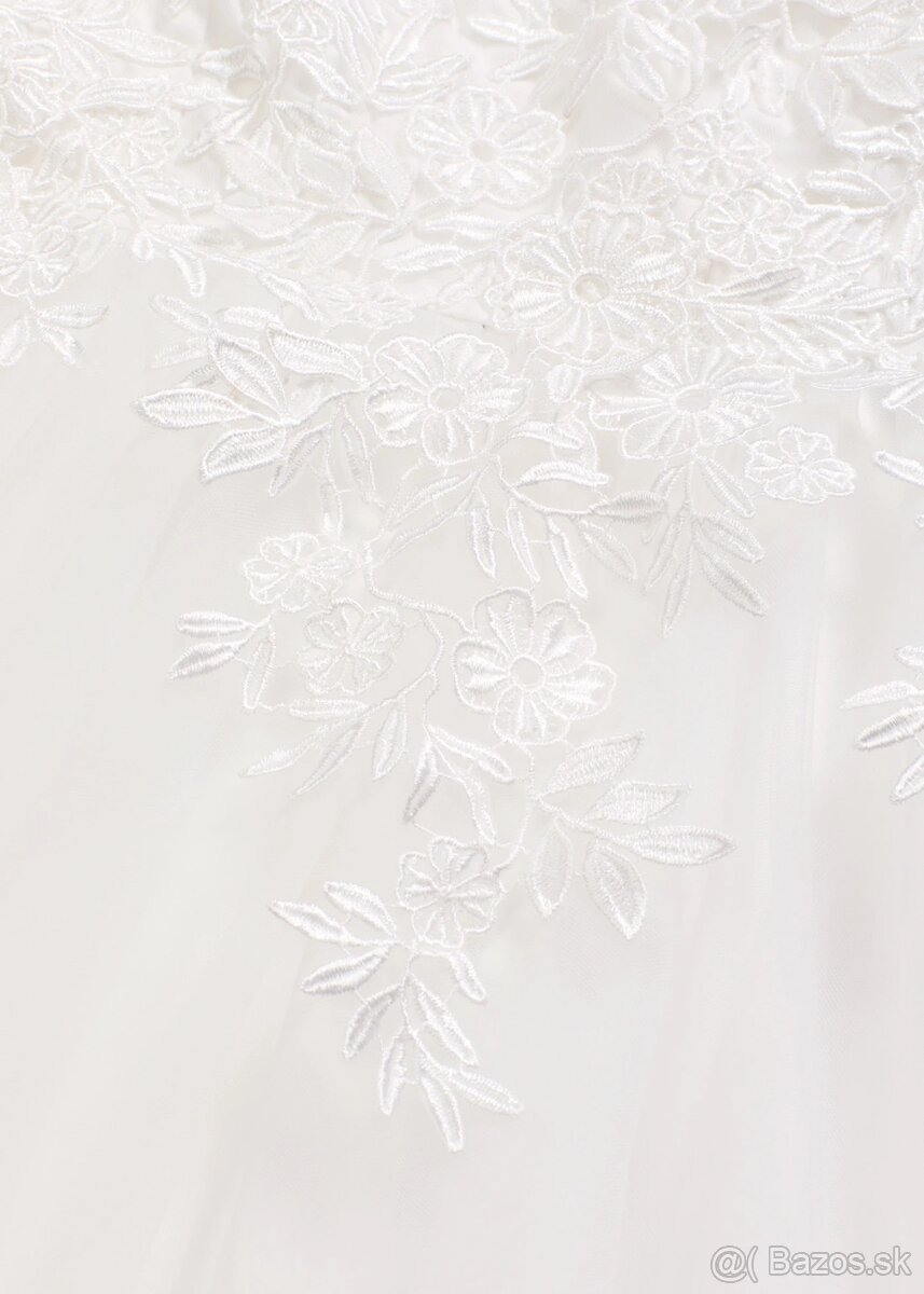 Svadobné šaty veľkosť L - 8