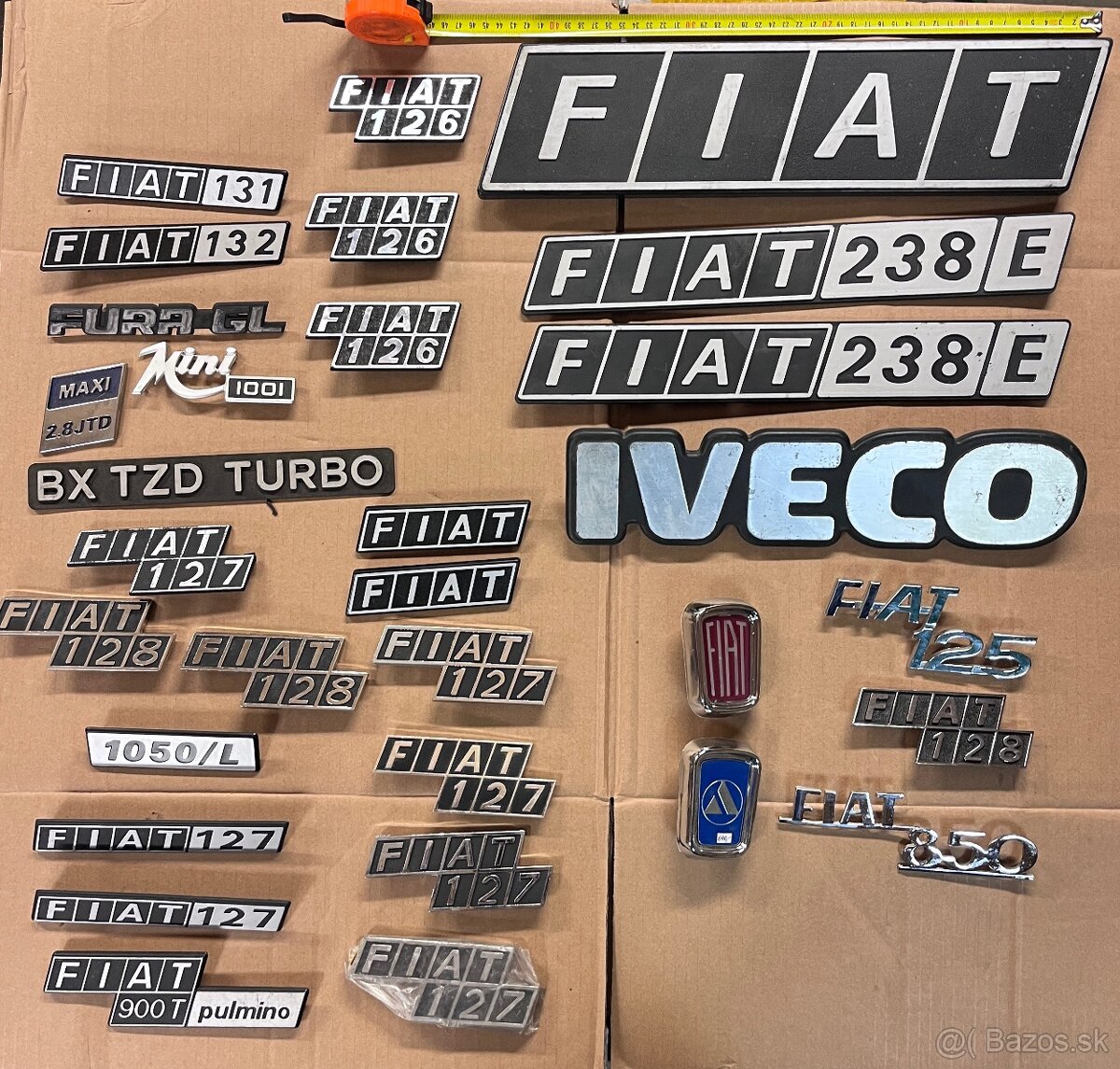 Fiat štítky, znaky - 8