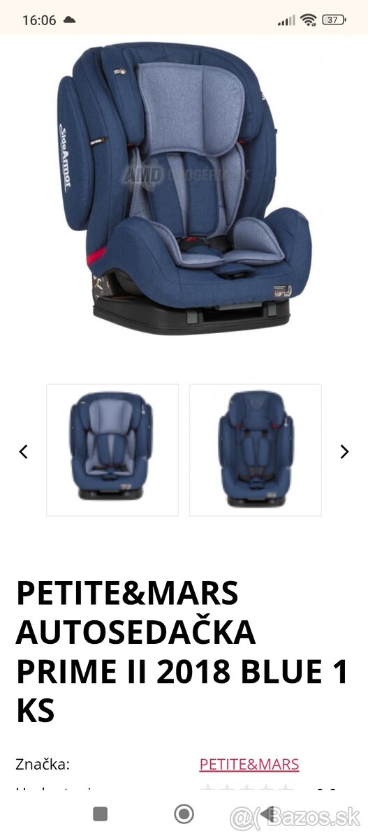 Autosedačka Petite & Mars - 8