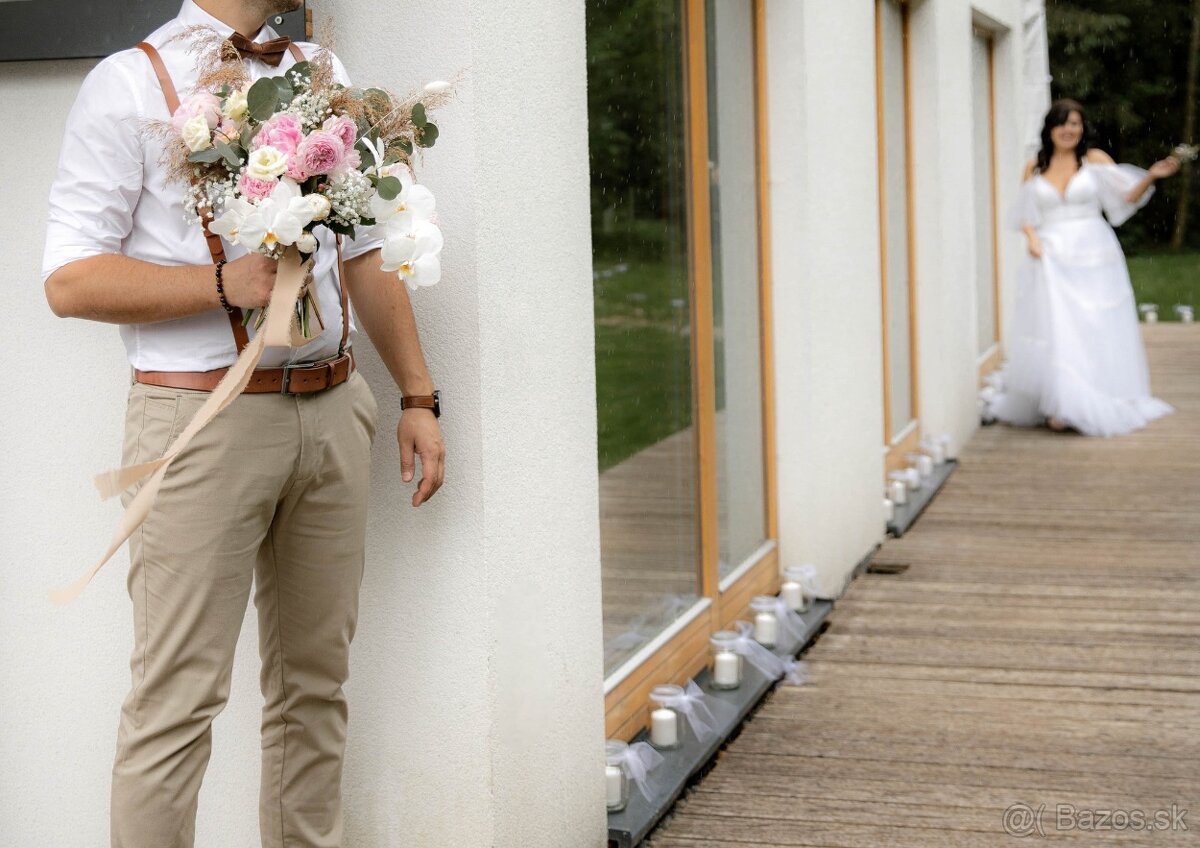 SVadobna vyzdoba - stuhy na svietniky - 8