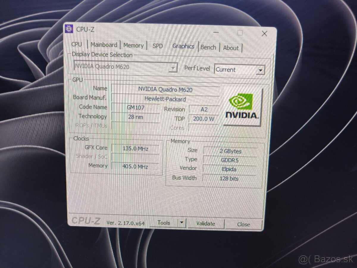 Predám počítač HP Z2 Mini G3 Intel Xeon E3-1225 3.30 GHZ - 8