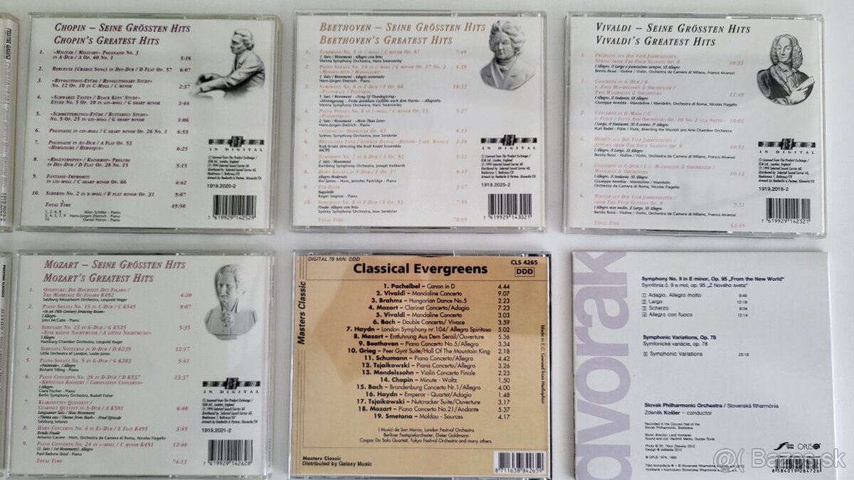 Klasická hudba 10ks CD - 8