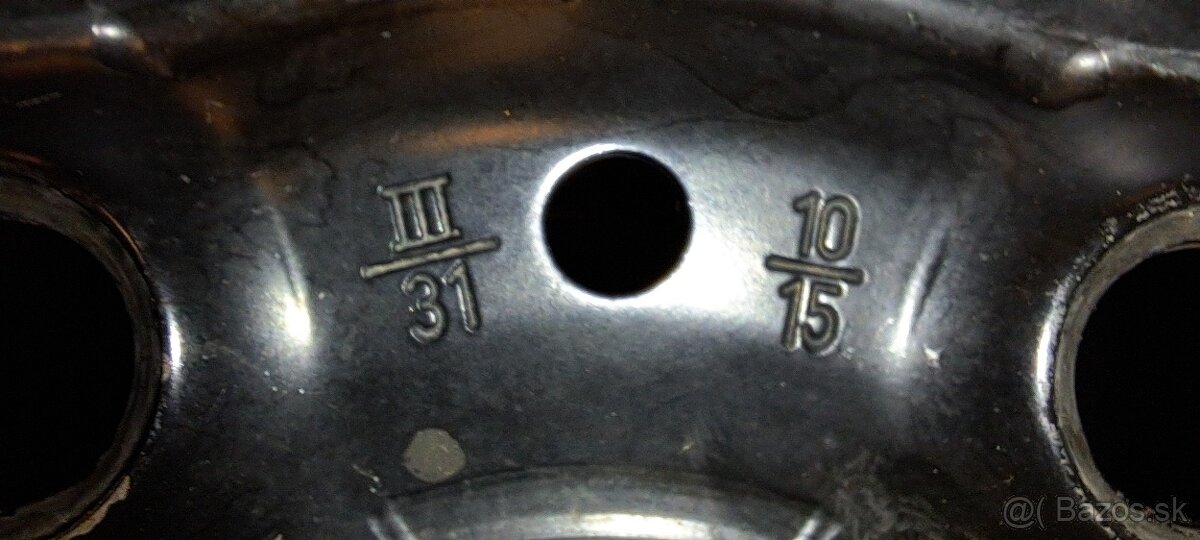 Plechové disky 16" - 6 1/2 Jx16" H2 - ET41 - 8