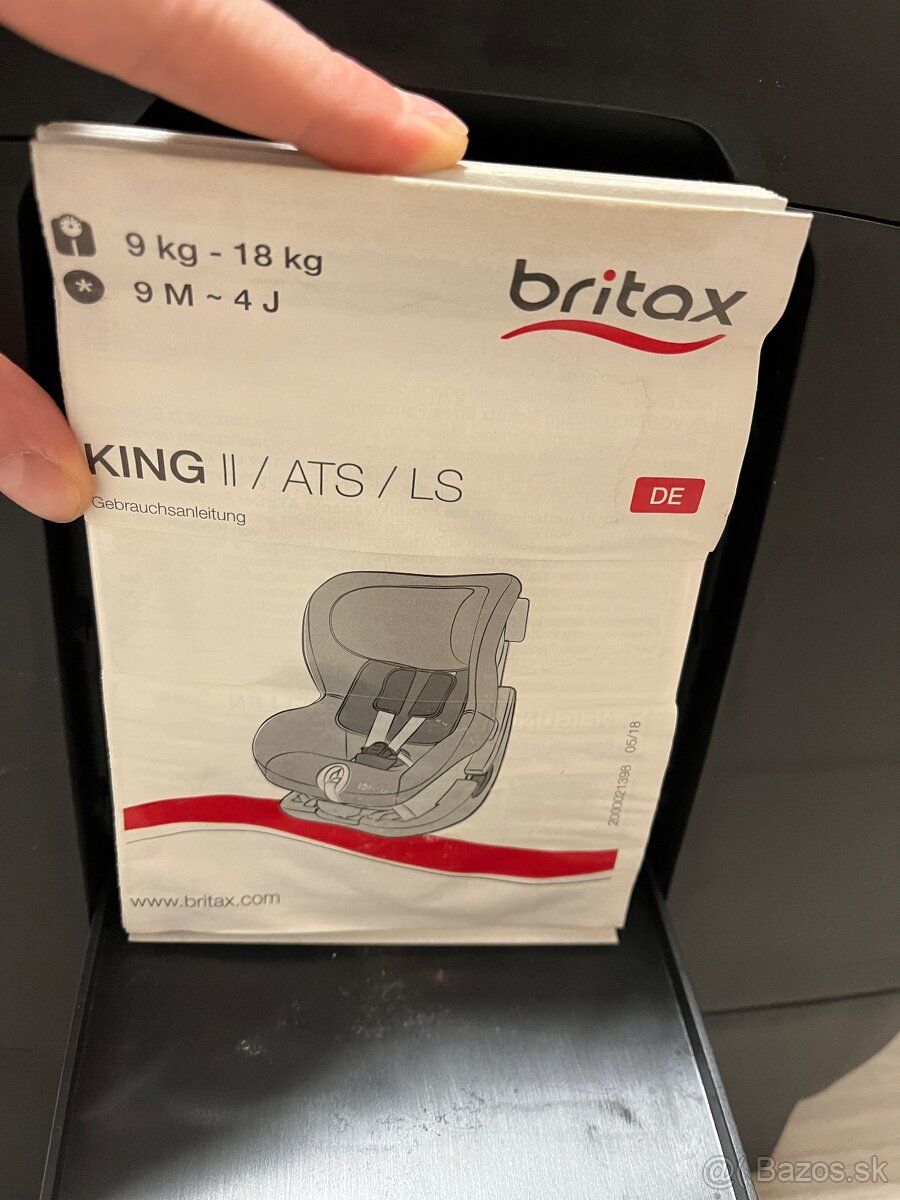 Detská autosedačka Britax Römer King II bez ISOFIX - 8