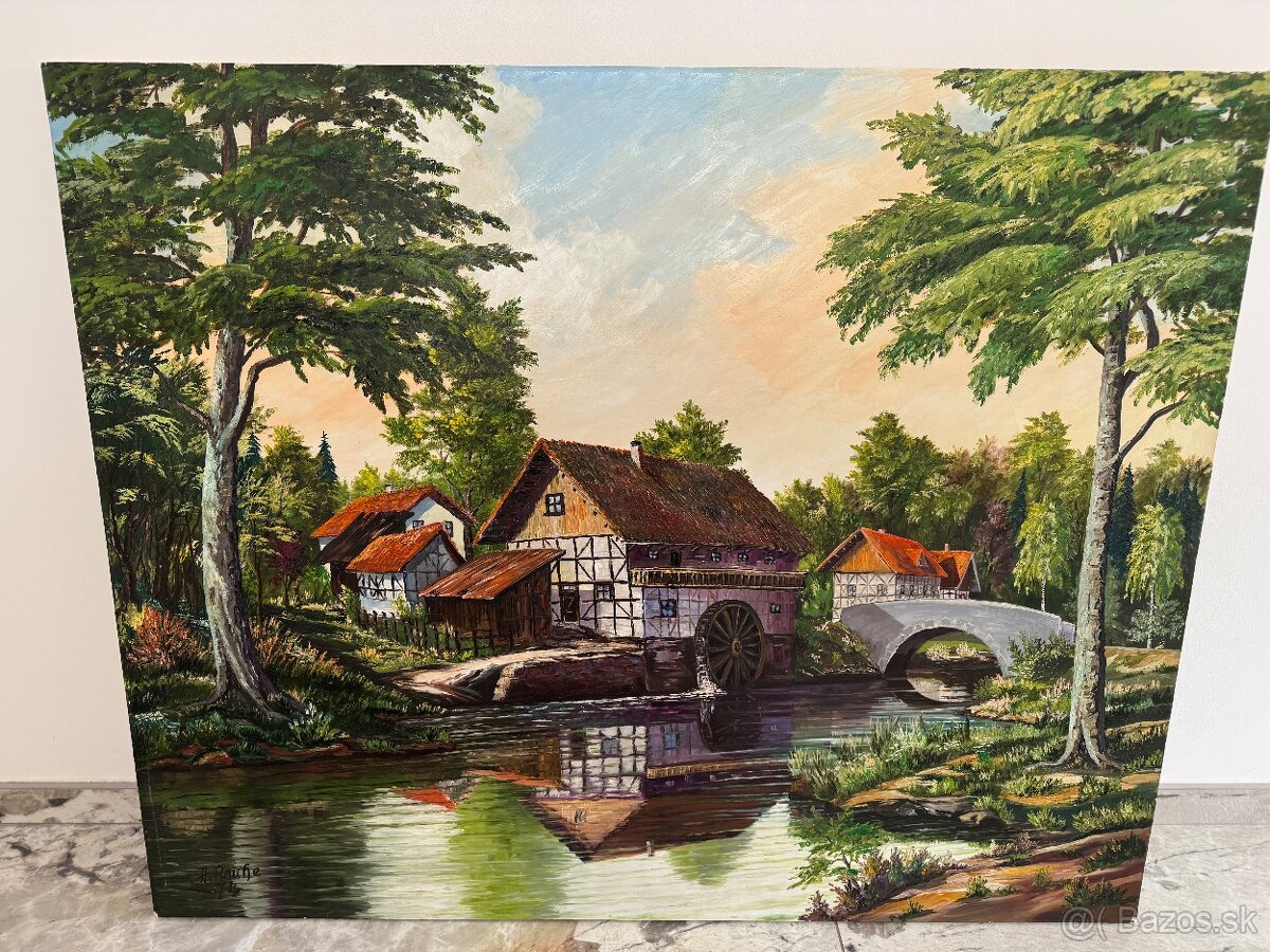 Starožitny obraz veľkoformátový xxl - 8