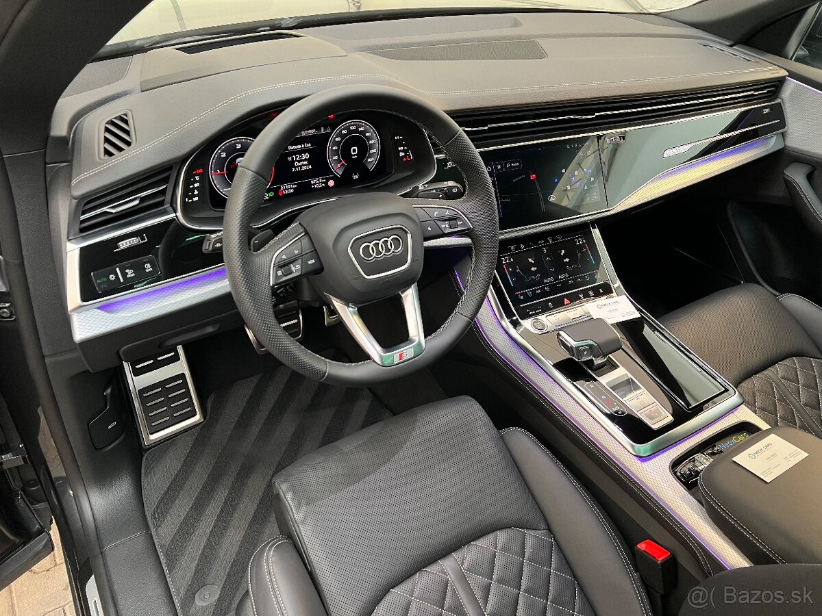 Audi Q8 50TDi,210kW,Quattro,SlineLaserTažnéVzduchWebastoNOVÁ - 8