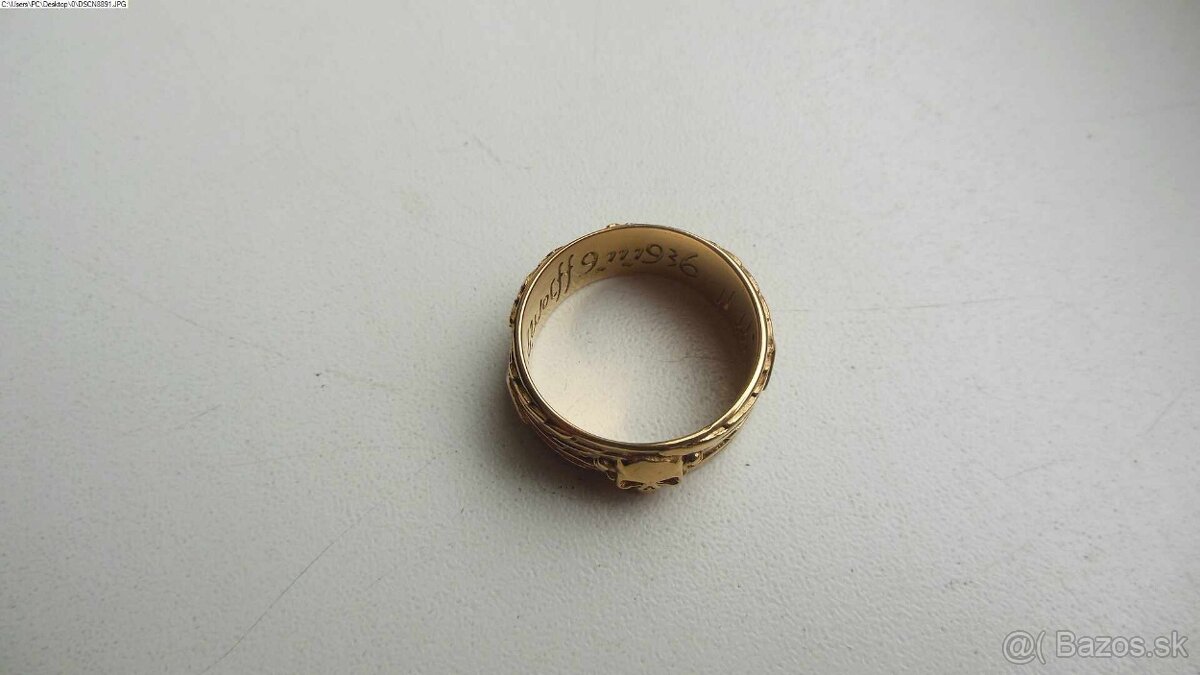 Darovací prsten SS, H.H.1936 - 8