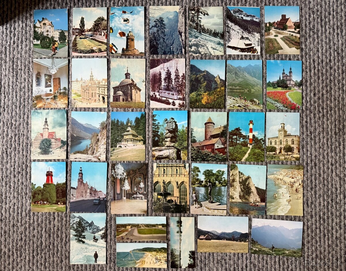 Retro pohľadnice socializmus Poľsko - 184 kusov - 8