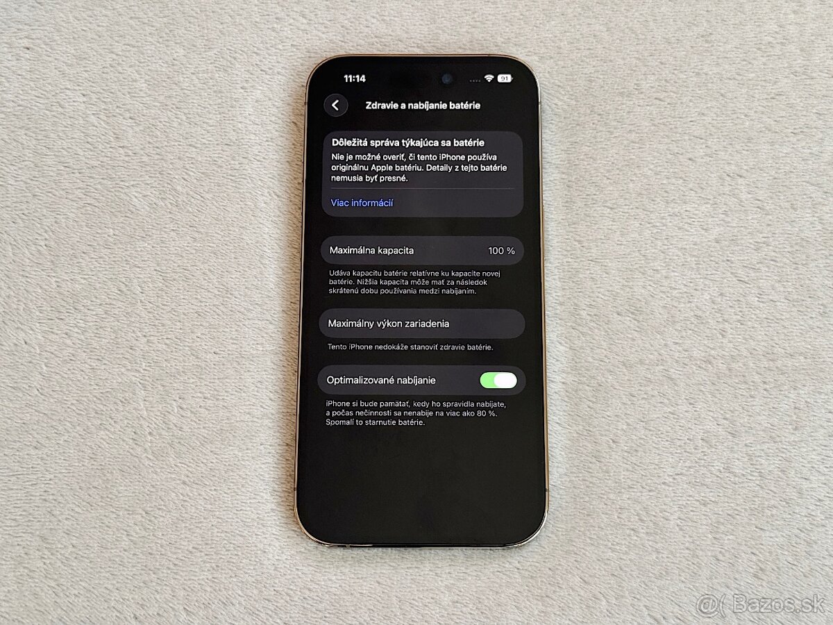 iPhone 14 Pro 256GB, NOVÁ BATERKA, SUPER STAV - 8