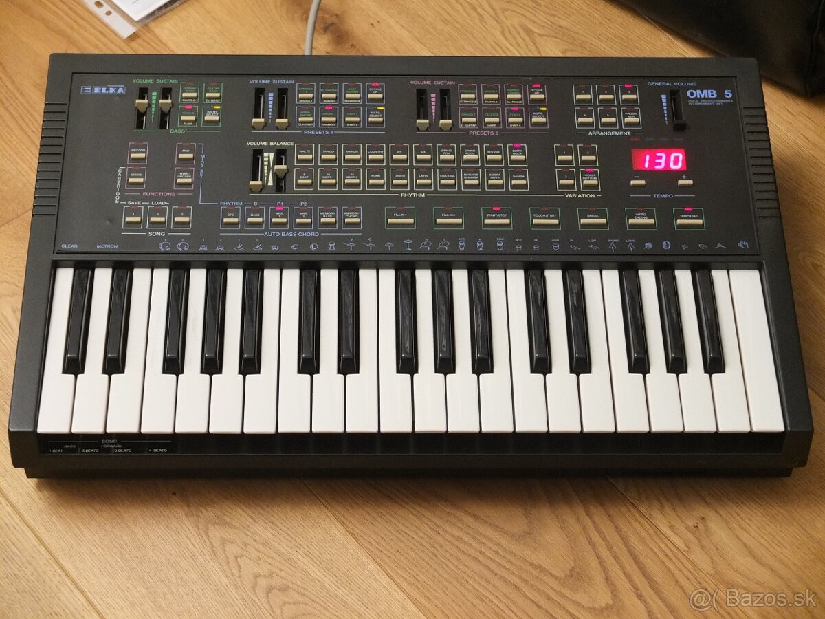ELKA OBM 5 Professional (Made in Italy)Synthesizer - 8