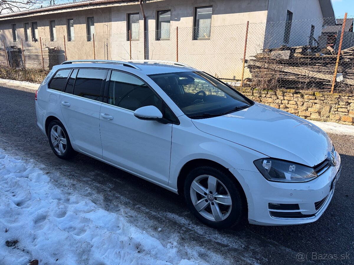 VW Golf VII variant, 1.6tdi, highline, DSG - 8