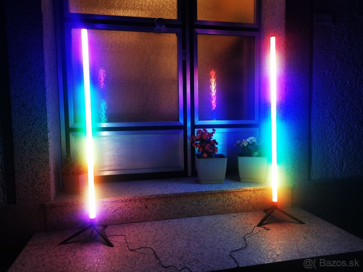2ks led svetelné trubice RGBW s app ovládaním - 8