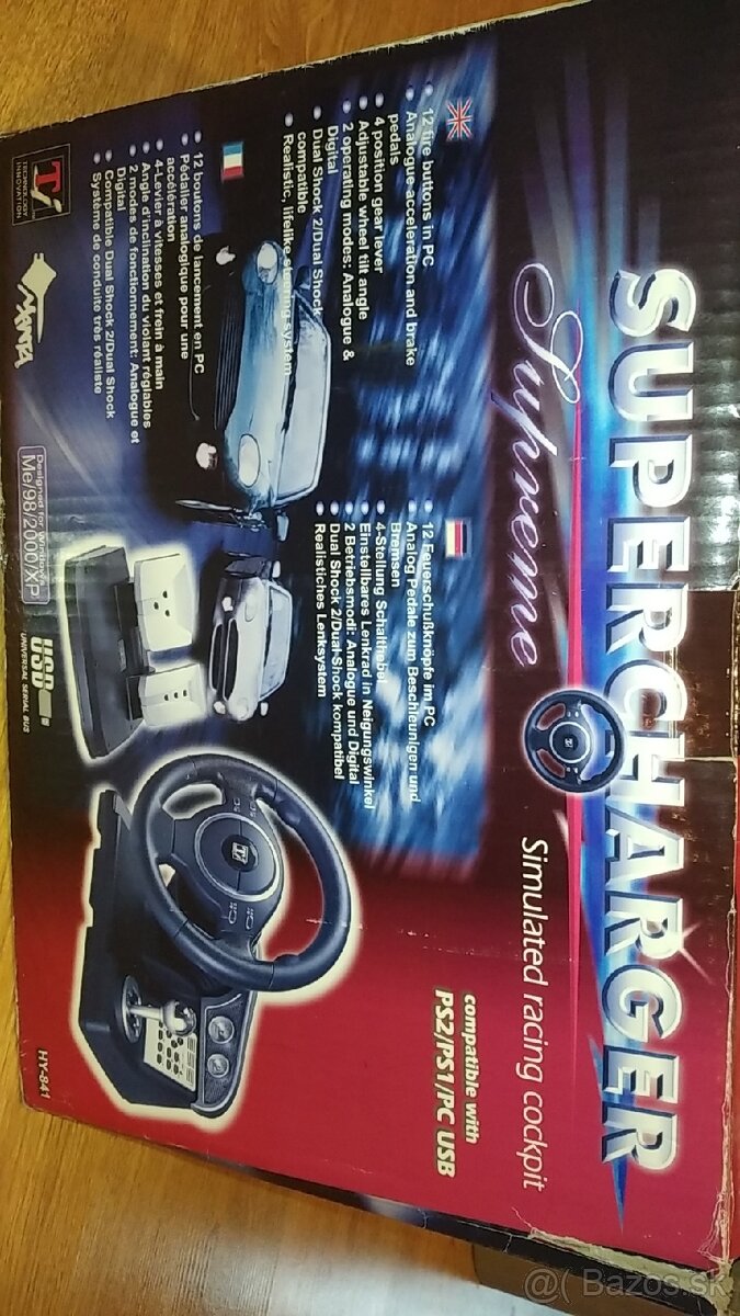 Herný volant s pedálmi - 8