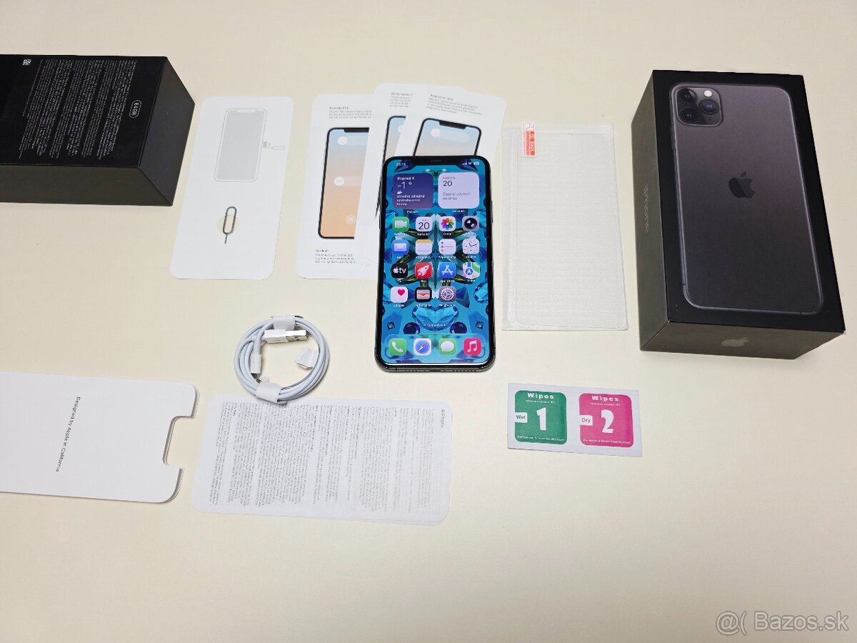 Apple iPhone 11PRO MAX Space Gray,Baterka 100% - 8