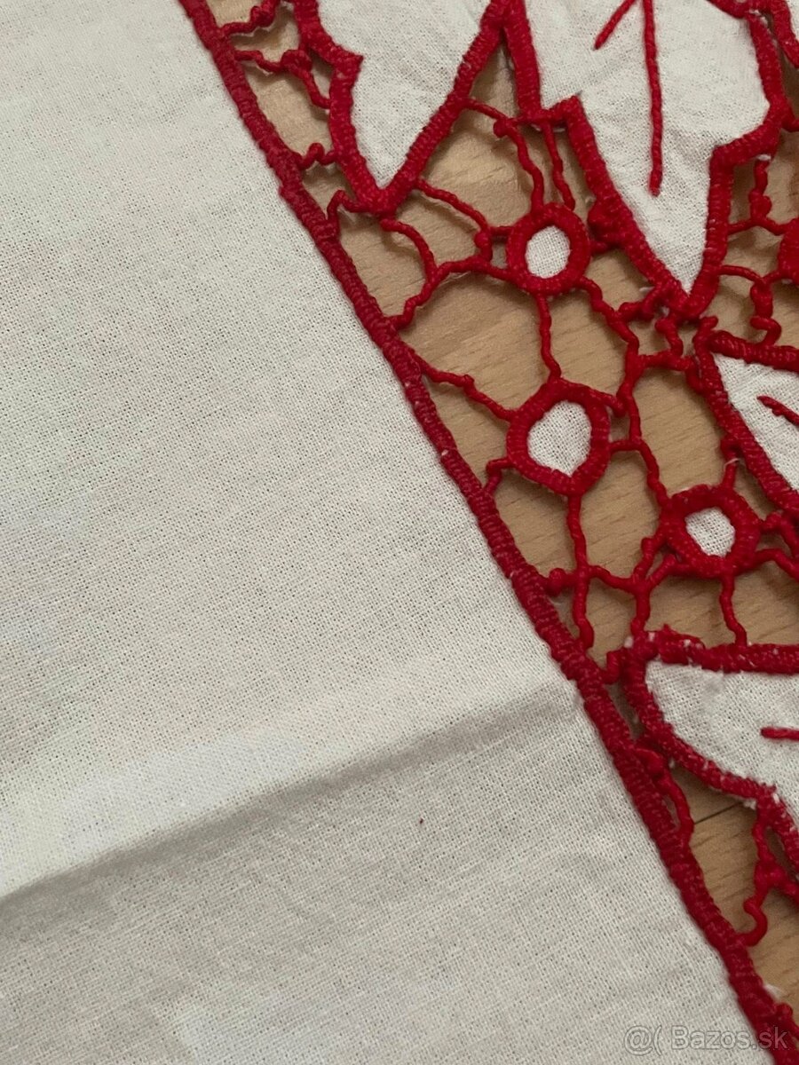 RETRO OBRUS - ručná práca - 8