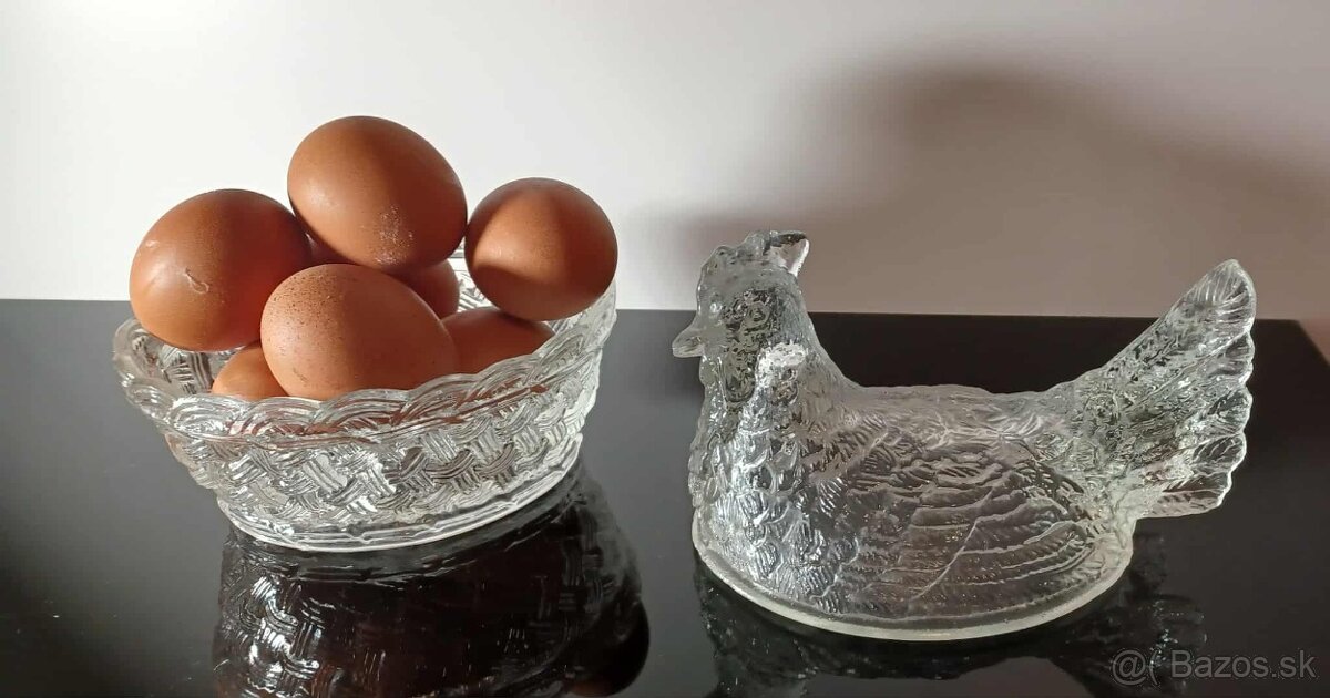 Dóza sliepočka hrubé sklo - 8