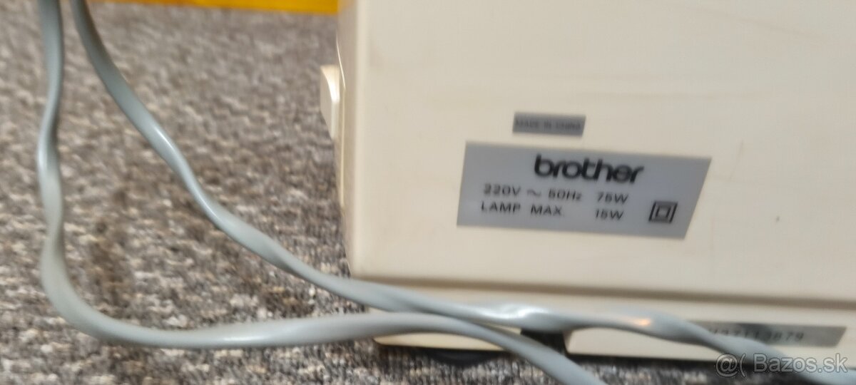 Predám šijací stroj Brother VX-1100+príslušenstvo - 8