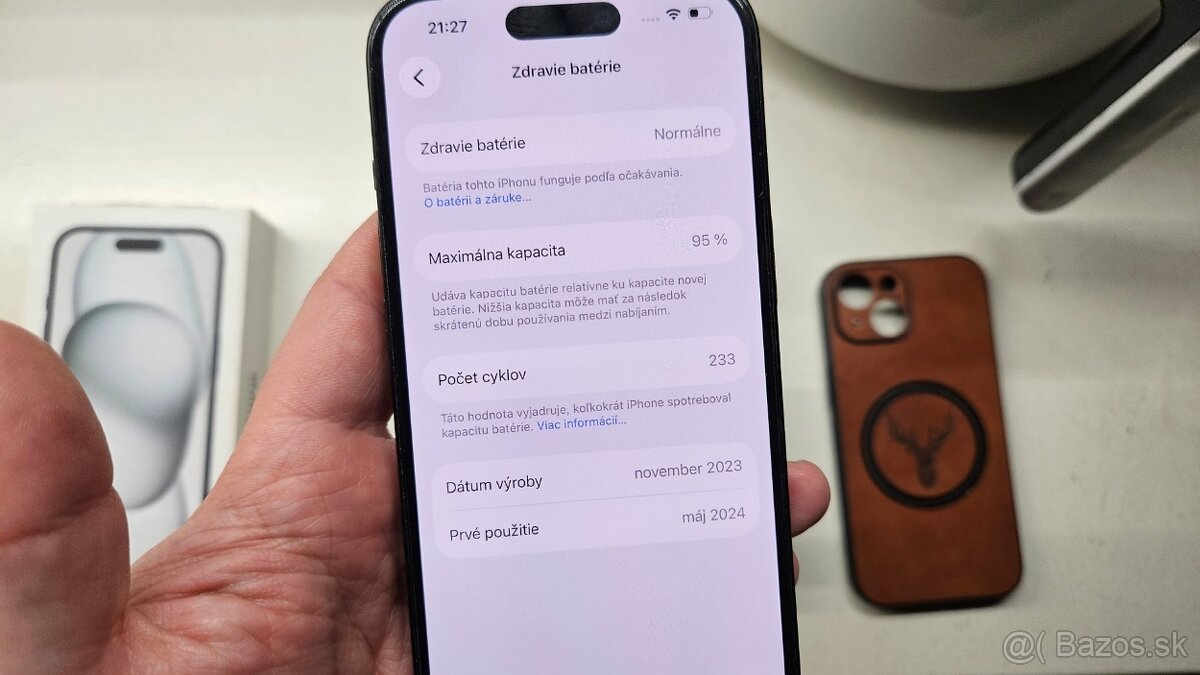 Apple iPhone 15 tmavý 128GB - aj vymením - 8