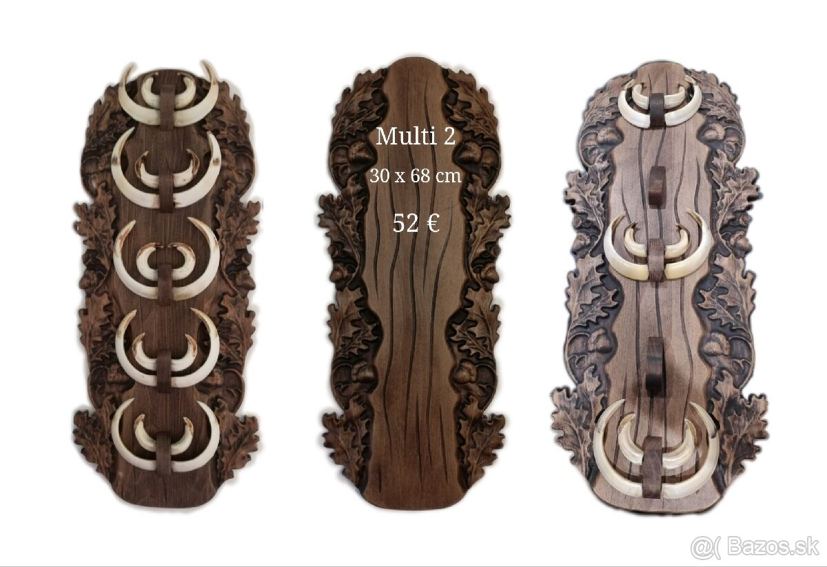 Podložky pod trofeje, drevene - 8