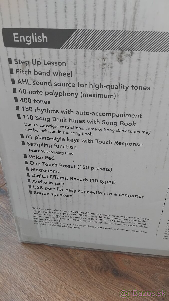 Elektrický klavír Casio CTK-3200 - 8