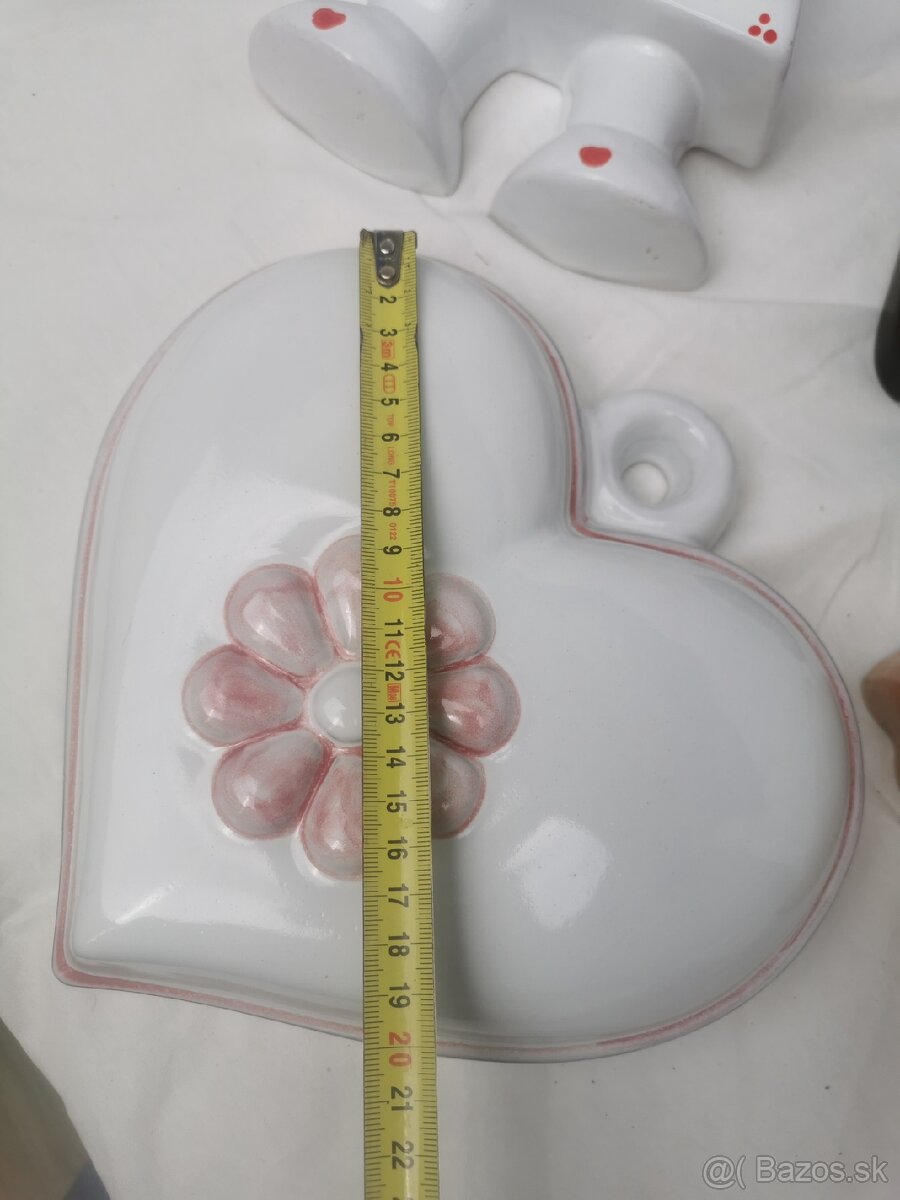 Keramika, forma, srdce, dievča - 8