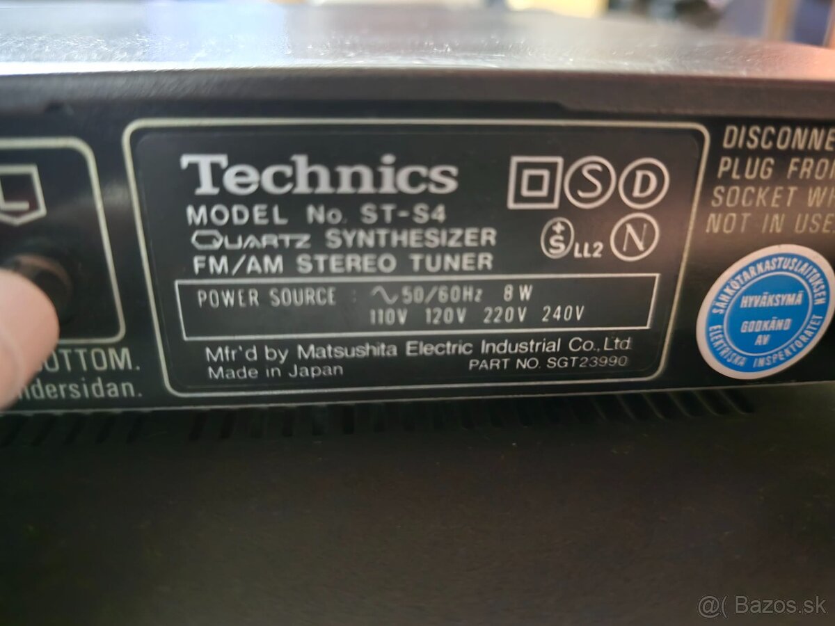 Technics SU-V5 +ST-S4 zosilňovač a tuner - 8