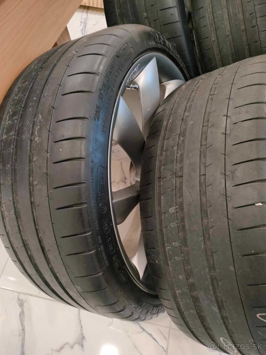 4ks alu disky orig. Lorinser 5x112 r21 + pneu - 8