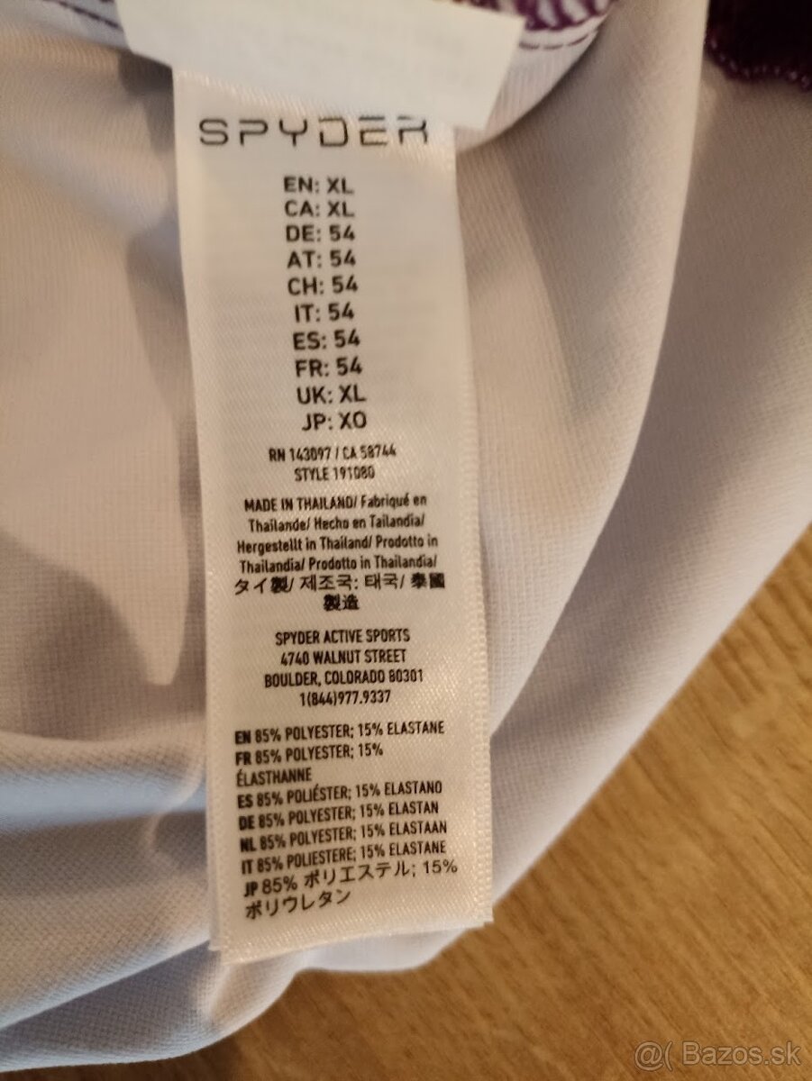 Nové pánske funkčné tričko Spyder Team Jersey Top - 8