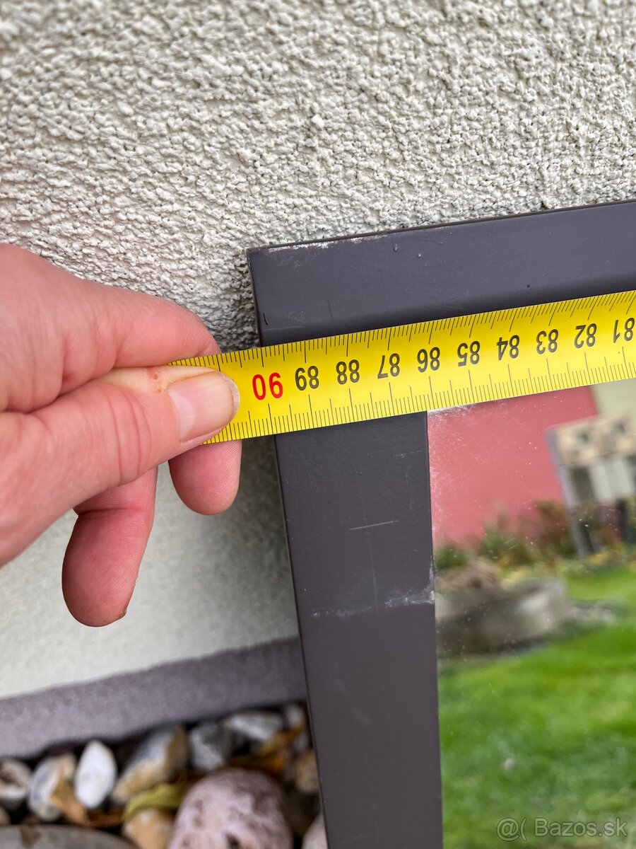 Zrkadlo s železným rámom so svietnikmi - 8