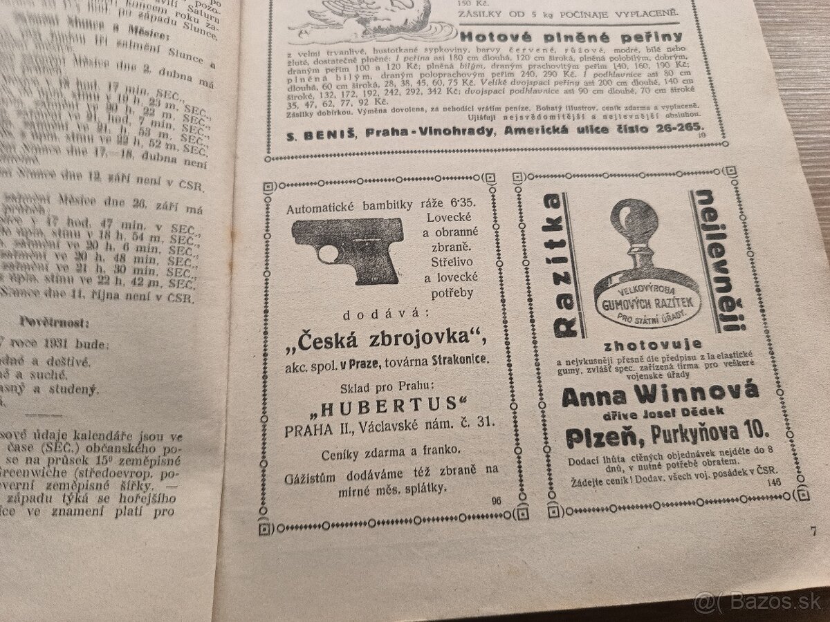 Vojenský kalendár 1931 - 8