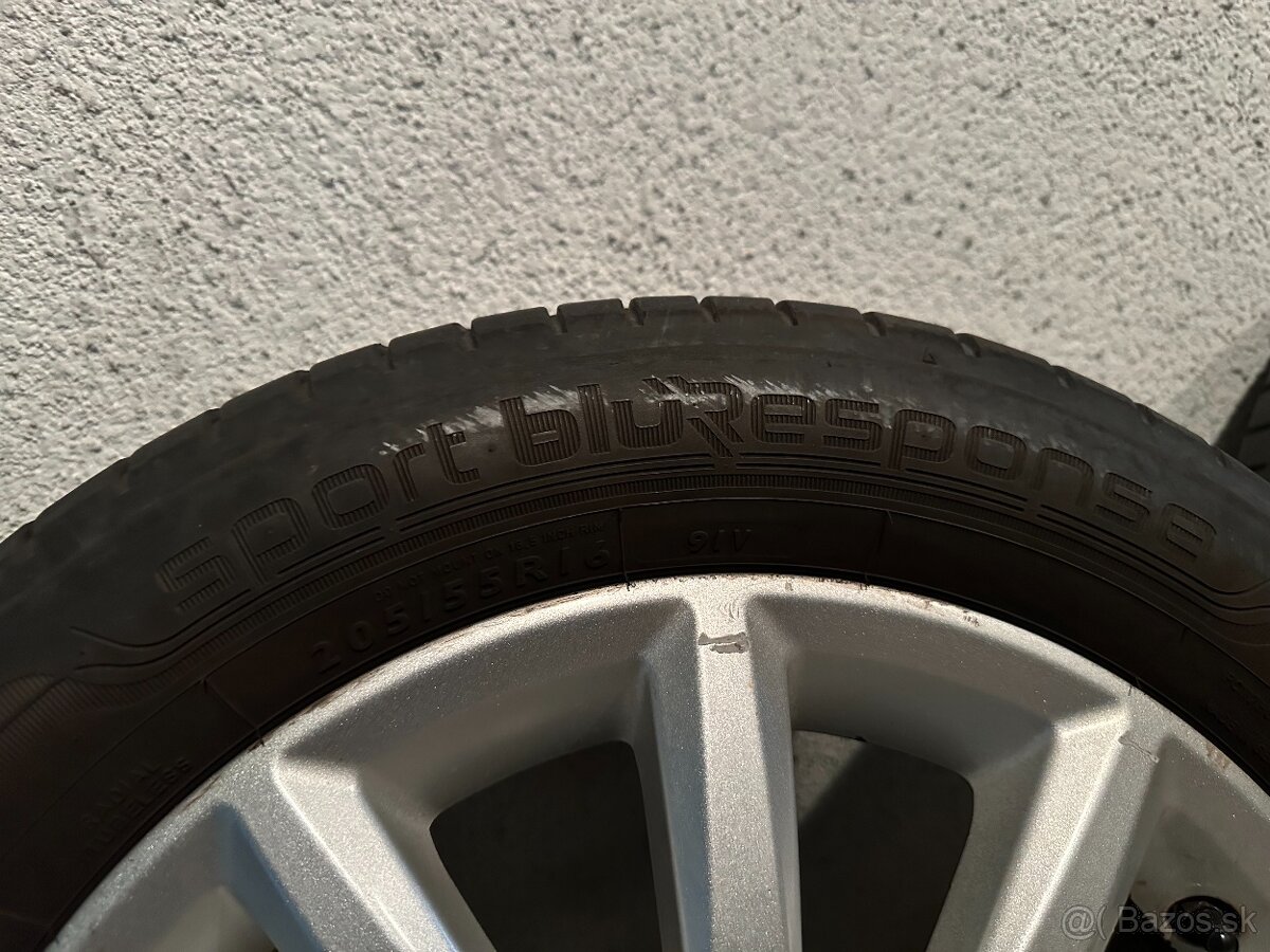 komplet ALU + pneu opel vectra 205/55 R16 - 8