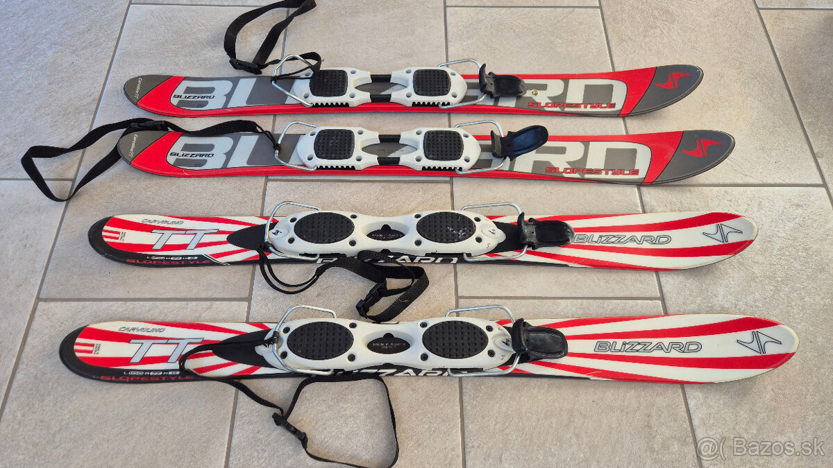 Predám karvingové lyže a bigfoot - snowblade lyže - 8