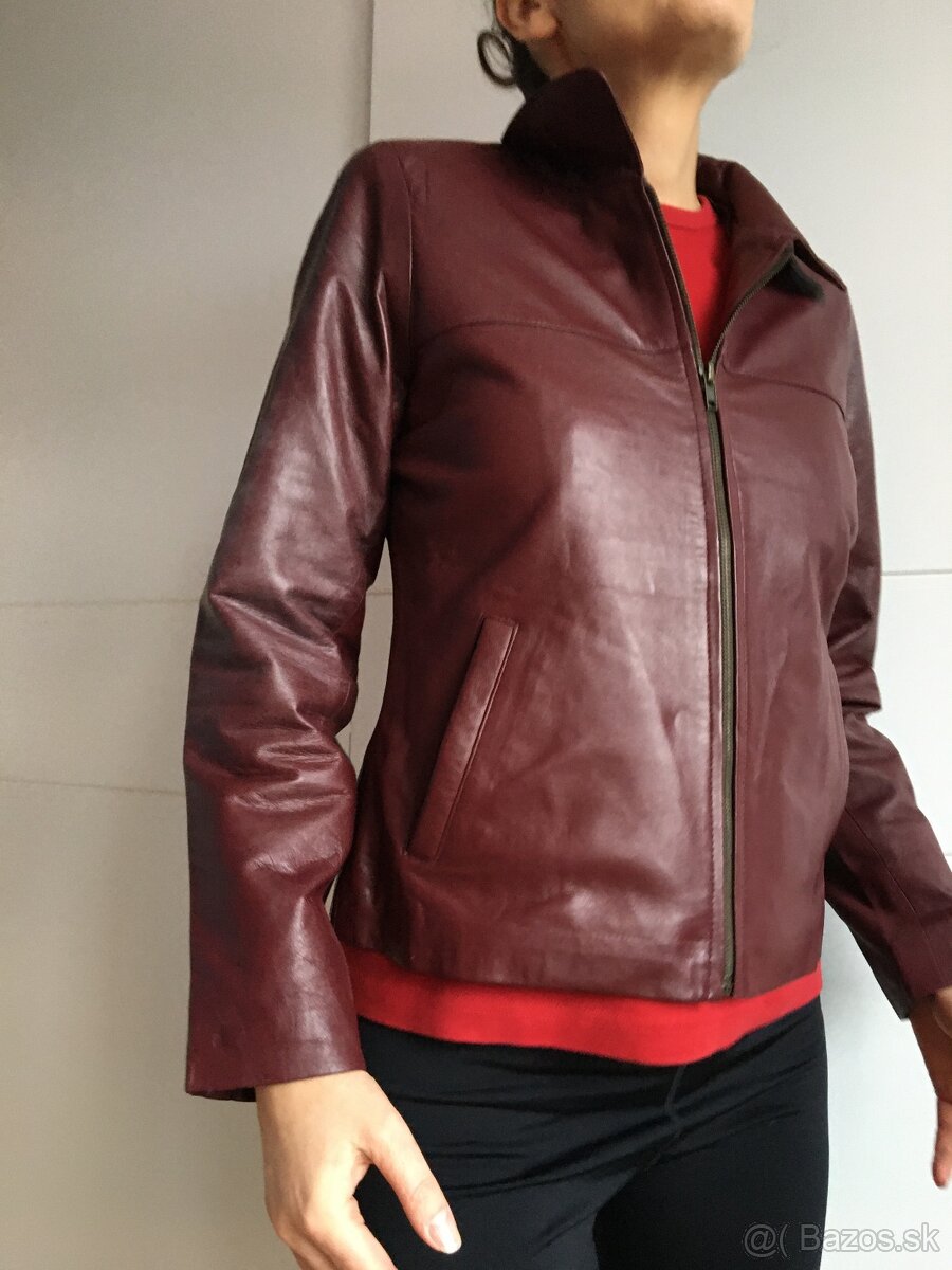 Predam lacno kabat pansky, fialovy- velk L - 8