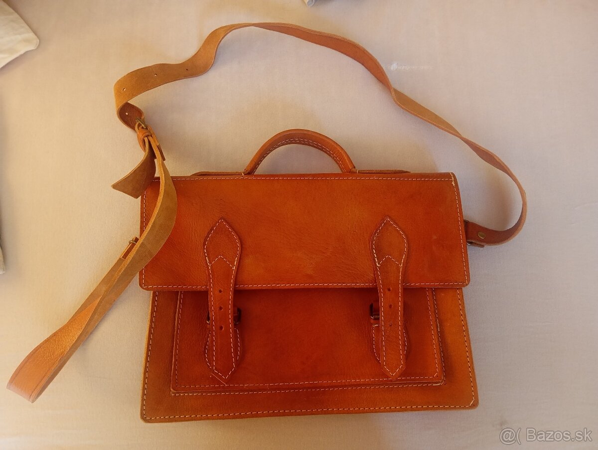 Kožená unisex kabela - 8