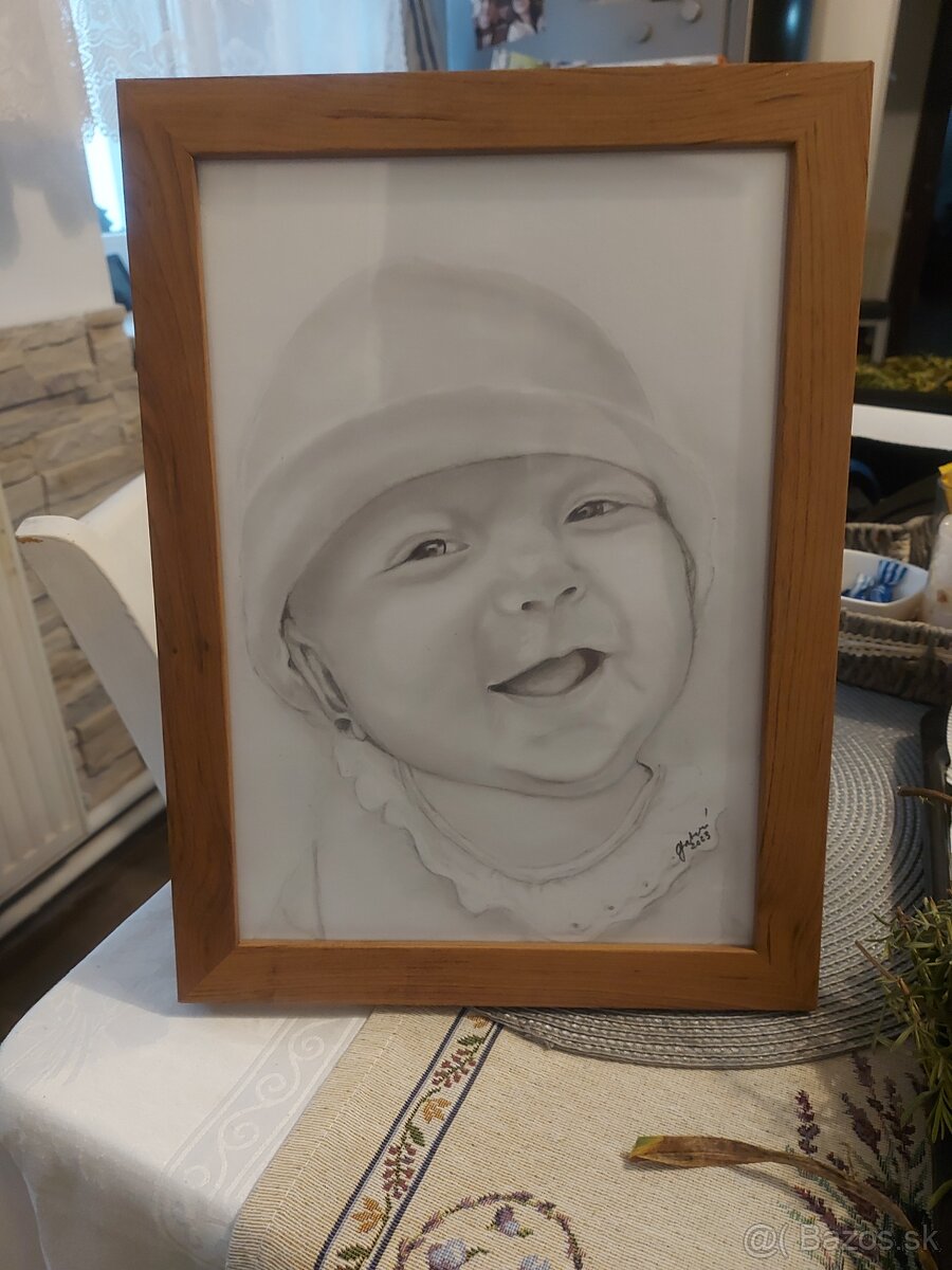 Kreslenier realistických portretov podľa fotogragie - 8