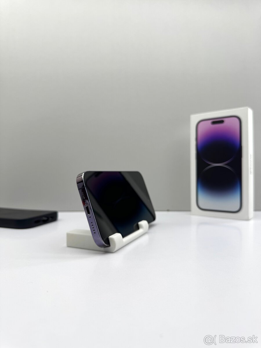 iPhone 14 PRO 256GB DEEP PURPLE TOP STAV+PRÍSLUŠENSTVO - 8