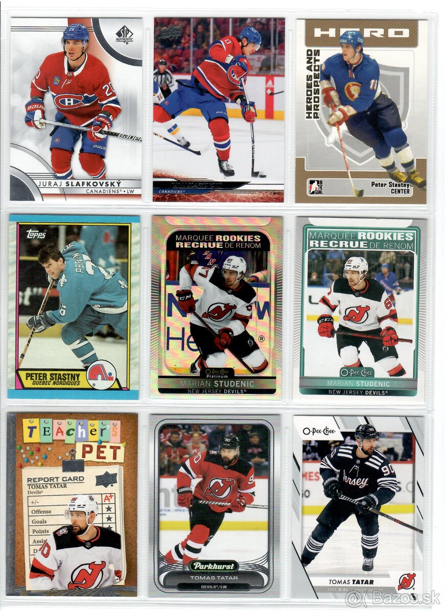 Hokejove karticky Slovakov v NHL - 8