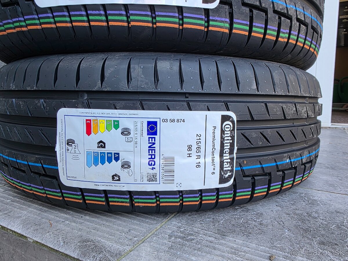 Letne pneumatiky 215/65 r18 Continental dot2026 - 8