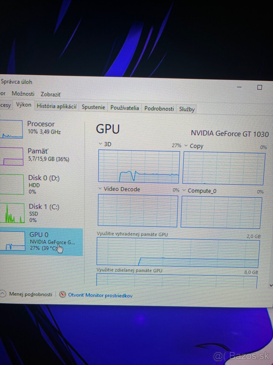 Herný PC Intel XEON E5 - 8