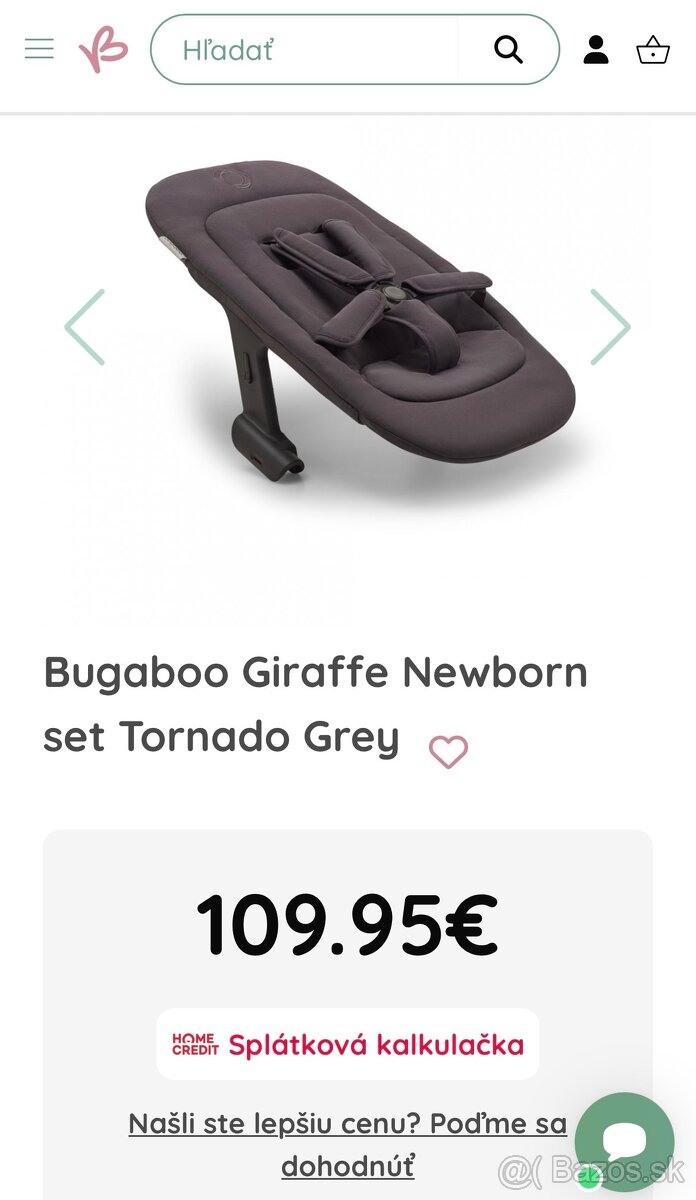 Bugaboo giraffe + novorodenecká vložka - 8