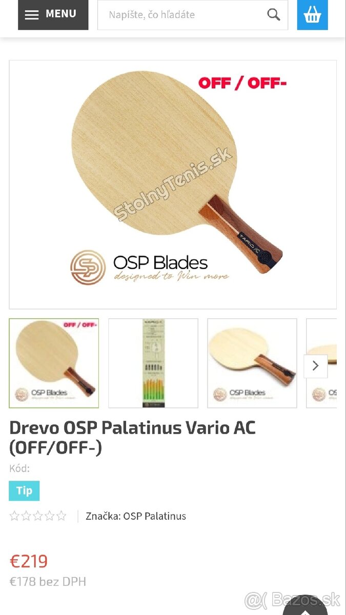 Predam profi raketu na stolny tenis - 8