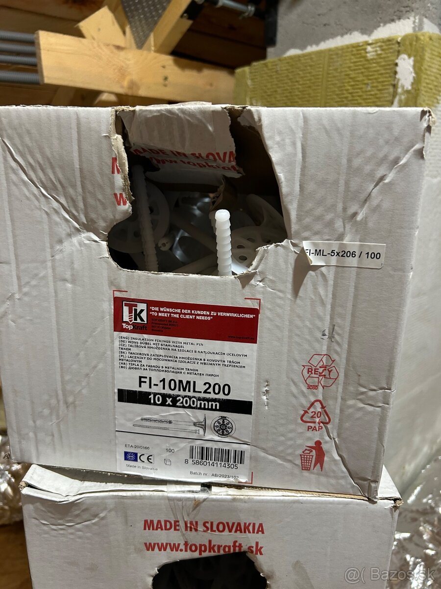 Hmozdiny , sieťka , styrodour ,okapove lišty ,nopova fólia - 8