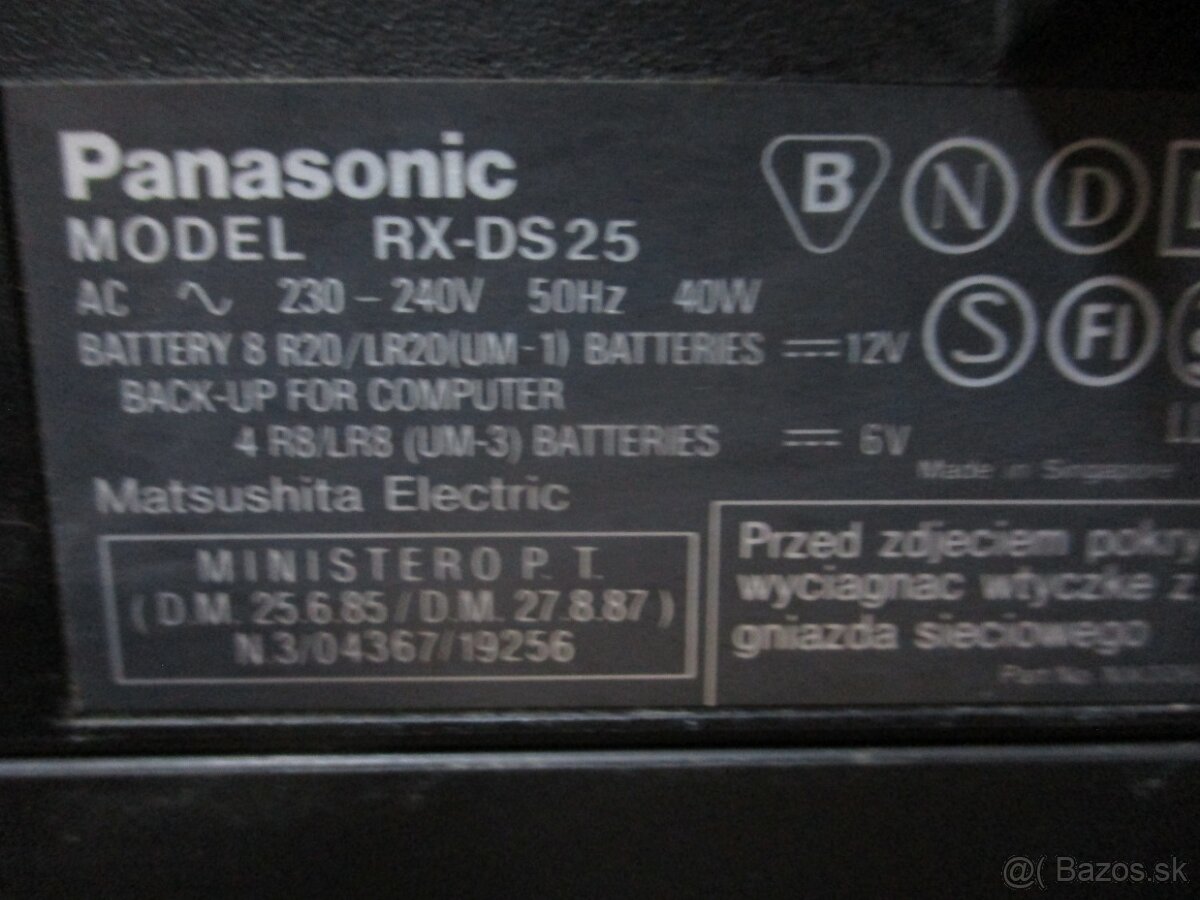 PANASONIC RX-DS25 - 8