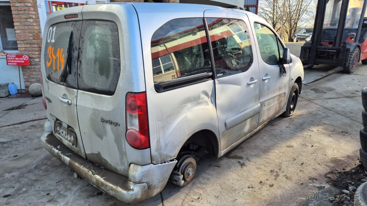 Citroen Berlingo Tepee 1,6HDI 68kw kód : 9H06 - 8