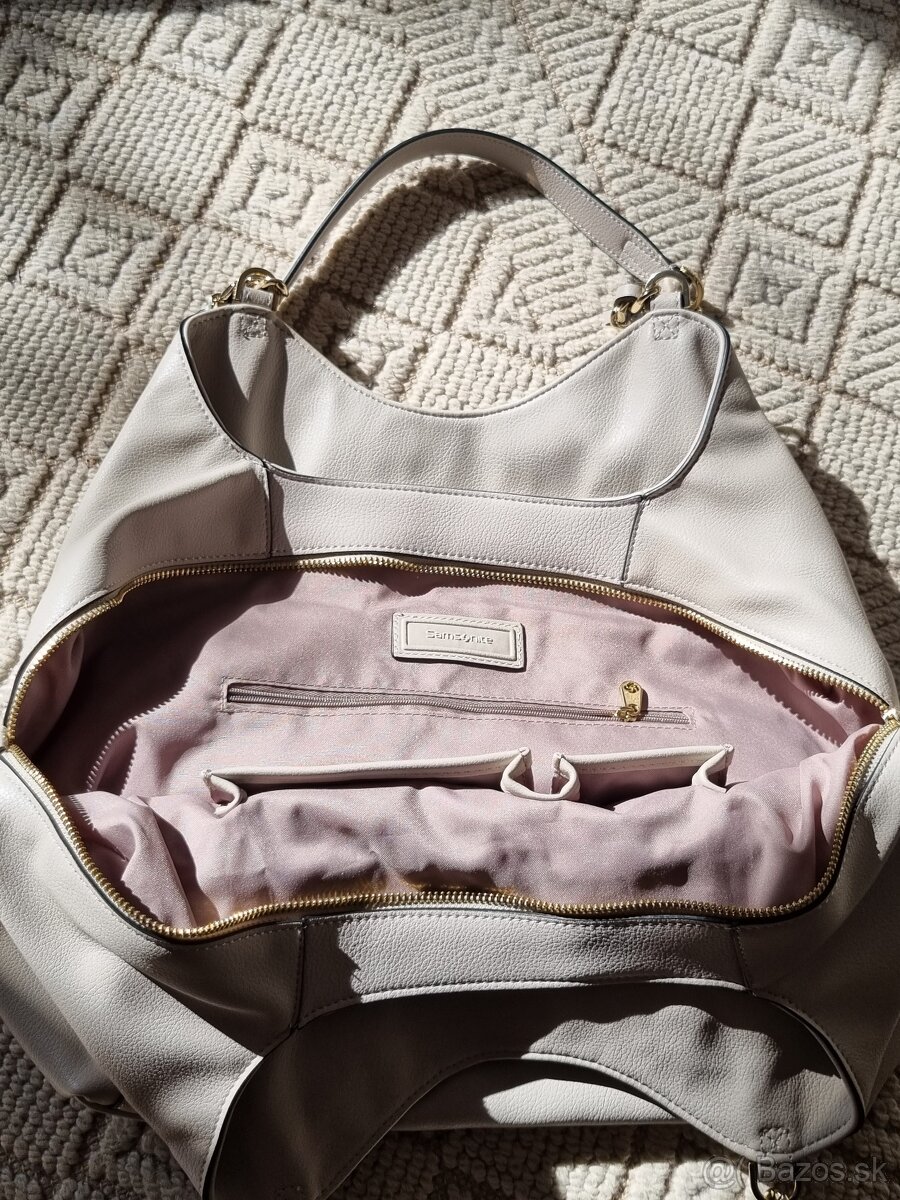 Bezova kabelka zn. Samsonite - 8