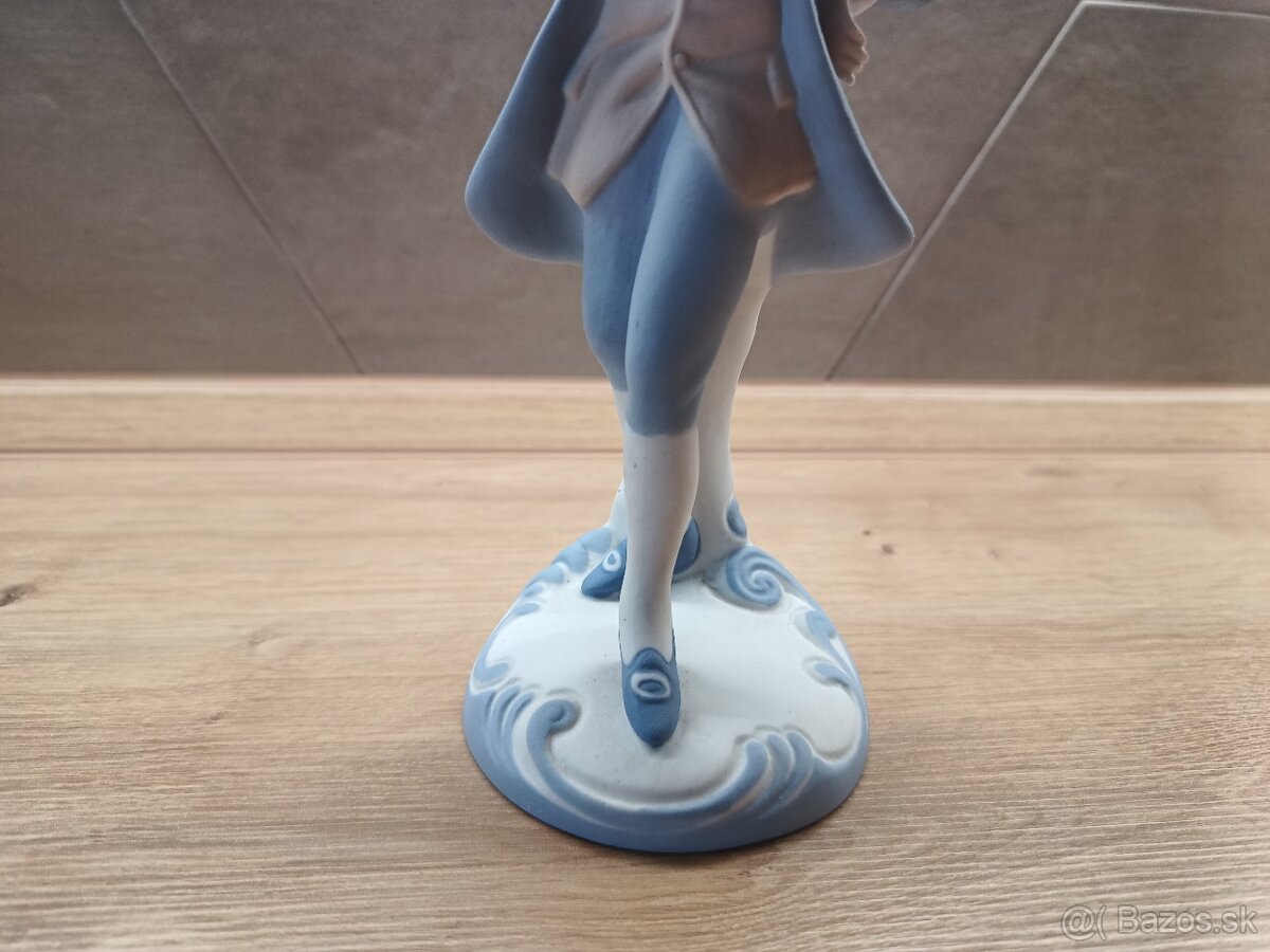 socha Royal Dux, rokokový tanečník - 8