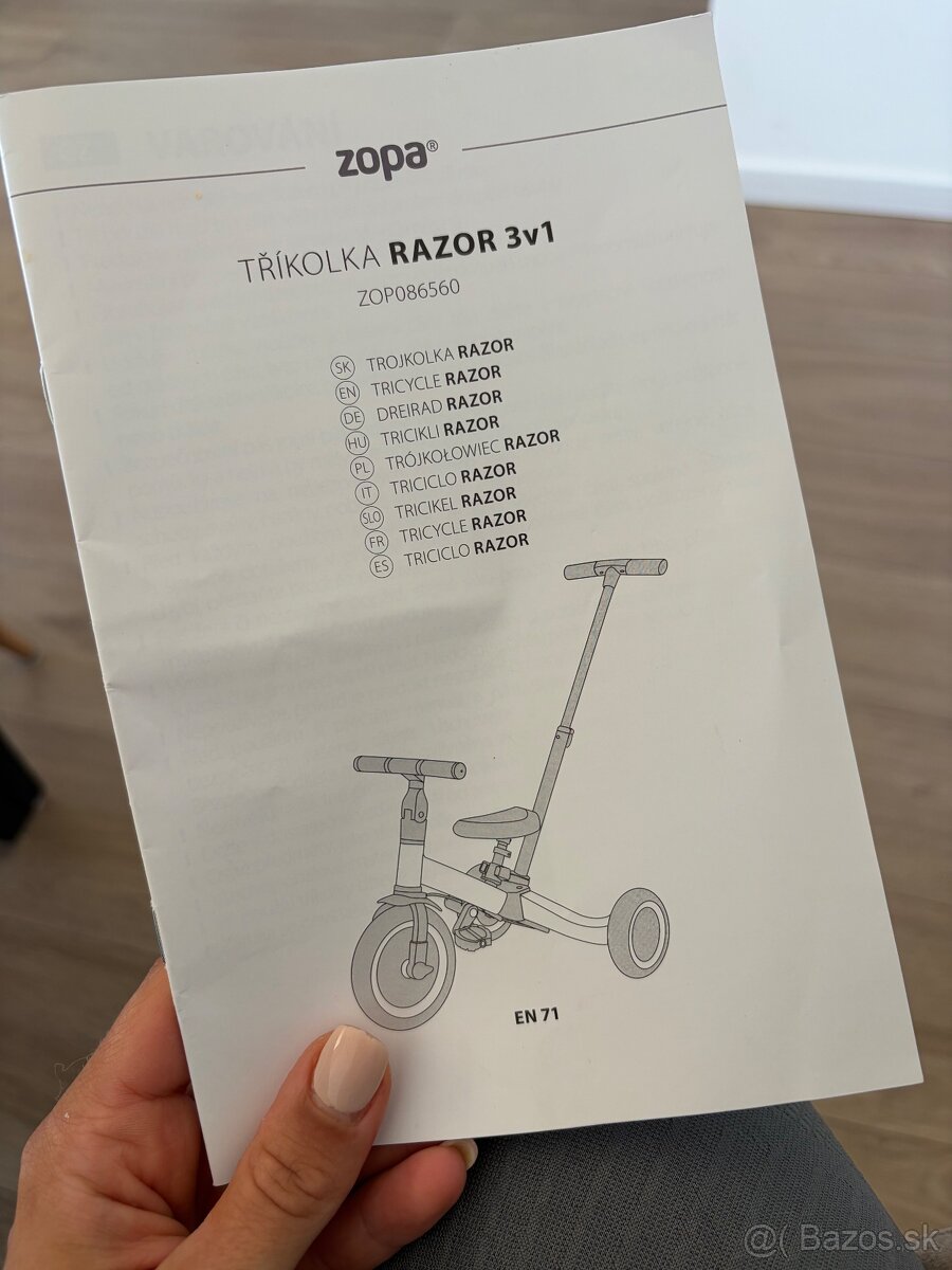 Trojkolka Razor 3v1 - 8